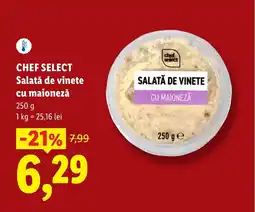 Lidl CHEF SELECT Salată de vinete cu maioneză Ofertă
