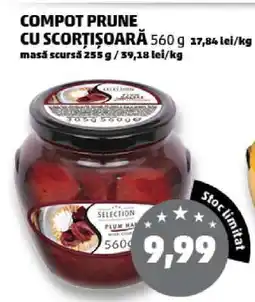Penny COMPOT PRUNE CU SCORȚIȘOARĂ Ofertă