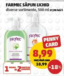 Penny FARMEC Săpun lichid Ofertă