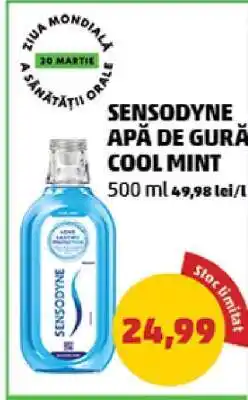 Penny SENSODYNE APĂ DE GURĂ COOL MINT Ofertă
