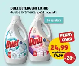 Penny DUEL DETERGENT LICHID Ofertă