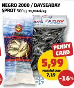 Penny NEGRO 2000 / DAYSEADAY Șprot Ofertă