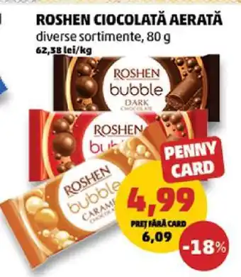 Penny ROSHEN Ciocolată aerată Ofertă
