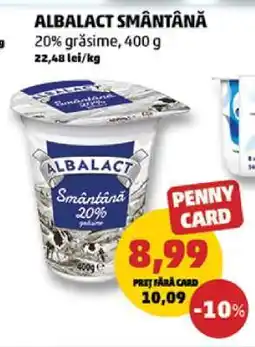 Penny ALBALACT Smântână Ofertă