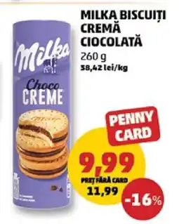 Penny Milka Biscuiti Crema Ciocolată Ofertă