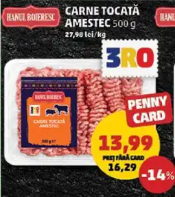 Penny CARNE TOCATĂ AMESTEC 500 g Ofertă