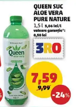Penny QUEEN SUC ALOE VERA PURE NATURE Ofertă