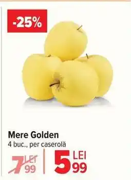 Carrefour Mere golden Ofertă