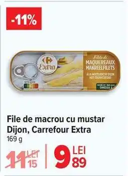Carrefour File de macrou cu muștar Dijon, Carrefour Extra Ofertă