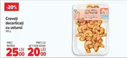 Carrefour Creveți decorticați cu usturoi Ofertă
