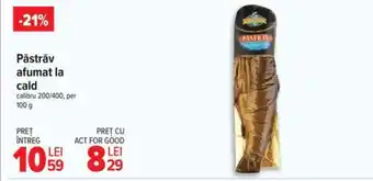 Carrefour Păstrăv afumat la cald Ofertă