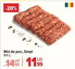 Carrefour Mici de porc, Simpl Ofertă
