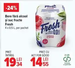 Carrefour Bere fără alcool și suc fructe Fresh Ofertă