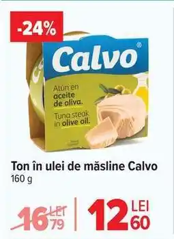 Carrefour Ton în ulei de măsline Calvo Ofertă