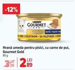 Carrefour Hrană umedă pentru pisici, cu carne de pui, Gourmet Gold Ofertă