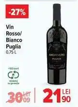 Carrefour Vin Rosso/Bianco Puglia Ofertă