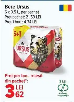 Carrefour Bere Ursus Ofertă