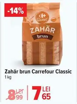 Carrefour Zahăr brun Carrefour Classic Ofertă
