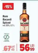 Carrefour Rom Bacardi Spiced Ofertă