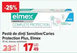 Carrefour Pastă de dinți Sensitive/Caries Protection Plus, Elmex Ofertă