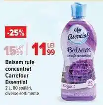 Carrefour Balsam rufe concentrat Carrefour Essential Ofertă