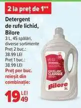 Carrefour Detergent de rufe lichid Bilore Ofertă