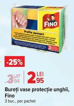 Carrefour Bureți vase protecție unghii, Fino Ofertă