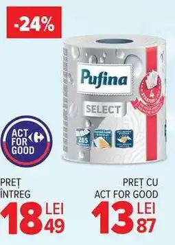 Carrefour Pufina Select Ofertă