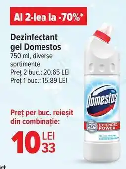 Carrefour Dezinfectant gel Domestos Ofertă