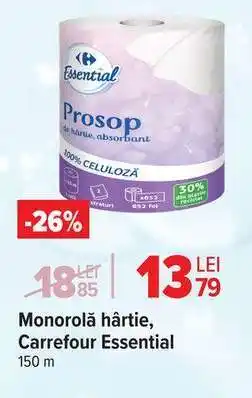 Carrefour Monorola hârtie Carrefour Essential Ofertă