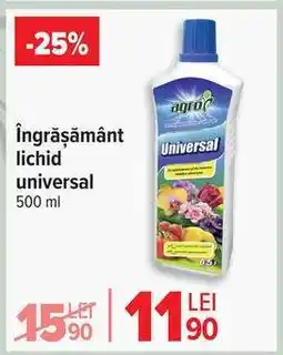 Carrefour Îngrășământ lichid universal Ofertă