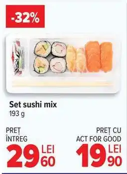 Carrefour Set sushi mix Ofertă
