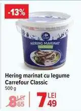 Carrefour Hering marinat cu legume Carrefour Classic Ofertă