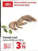 Carrefour Creveți cruzi Ofertă