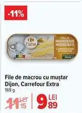 Carrefour File de macrou cu muștar Dijon, Carrefour Extra Ofertă