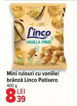 Carrefour Mini rulouri cu vanilie/brânză Linco Patisero Ofertă