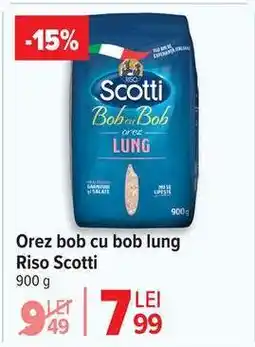 Carrefour Orez Bob cu Bob Lung Riso Scotti Ofertă