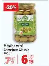 Carrefour Măsline verzi Carrefour Classic Ofertă