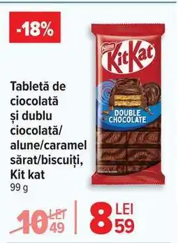 Carrefour Kit Kat Double Chocolate Ofertă