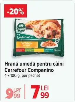 Carrefour Hrană umedă pentru câini Carrefour Companino Ofertă