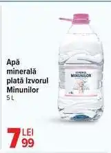 Carrefour Apă minerală plată Izvorul Minunilor 5L Ofertă