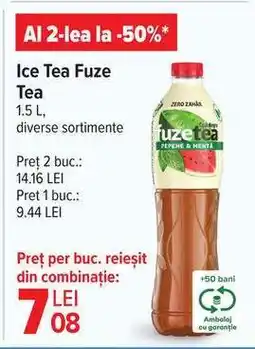 Carrefour Ice Tea Fuze Tea Ofertă