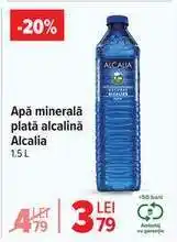 Carrefour Apă minerală plată alcalină Alcalia Ofertă