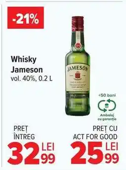 Carrefour Whisky Jameson Ofertă