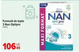 Carrefour Formulă de lapte 3 Nan Optipro Ofertă