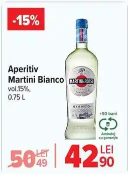 Carrefour Aperitiv Martini Bianco Ofertă