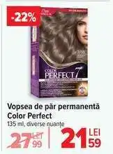Carrefour Vopsea de păr permanentă Color Perfect Ofertă