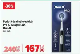 Carrefour Periuță de dinți electrică Pro 1, curățare 3D, Oral-B Ofertă