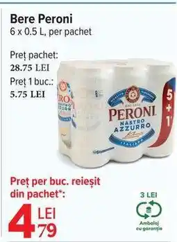 Carrefour Bere Peroni Ofertă