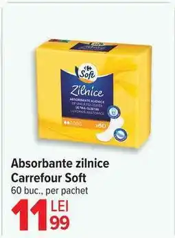 Carrefour Absorbante zilnice, Carrefour Soft Ofertă